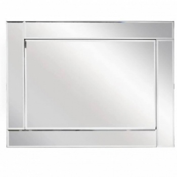 Landscape Mirror With Clear Strips - 66cm x 75cm